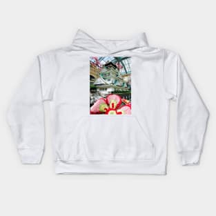 Japanese Spring Study 5 Kids Hoodie